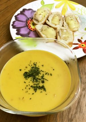 バターナッツかぼちゃと豆乳のスープ♪-レシピのメイン写真