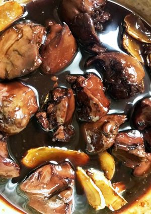 こっくり美味しい！鶏レバーの赤ワイン煮-レシピのメイン写真