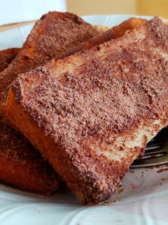 食パンde揚げパン(ココア味)-レシピのメイン写真