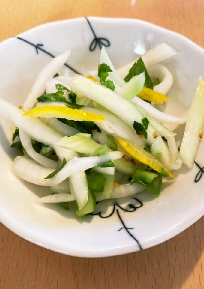 大根の皮を使った微甘酢-レシピのメイン写真