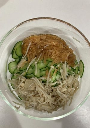 母の味　えのきときゅうりの和え物-レシピのメイン写真