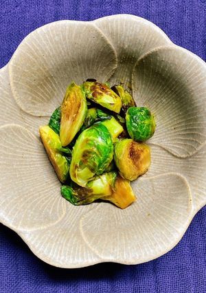 芽キャベツのバタポン焼き-レシピのメイン写真