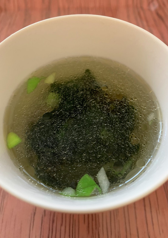 ねぎ塩だれで中華風スープ-レシピのメイン写真