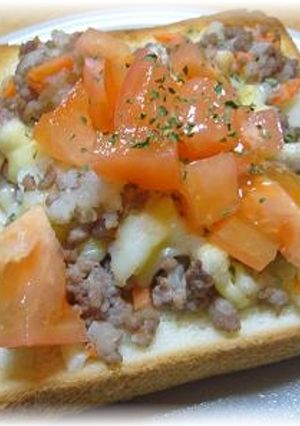 挽肉とマッシュポテトのチーズトースト-レシピのメイン写真
