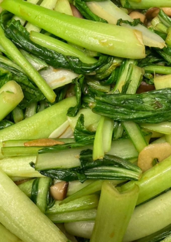 簡単♪野菜で一品♪青梗菜のニンニク炒め-レシピのメイン写真