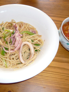 いかとネギで和ぁパスタ☆-レシピのメイン写真
