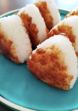 コクうま！絶賛　ネギ味噌焼きおにぎり-レシピのメイン写真