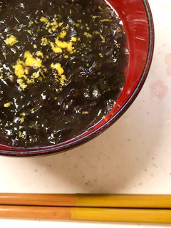 もち海苔でお吸い物-レシピのメイン写真