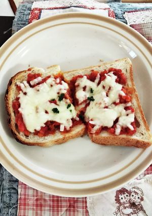 根菜ピザトースト-レシピのメイン写真