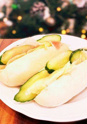 ドレッシングで簡単♪ハムサンド-レシピのメイン写真
