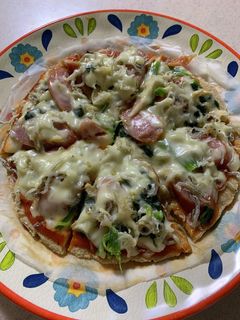 オートミールでピザ-レシピのメイン写真