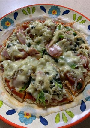 オートミールでピザ-レシピのメイン写真