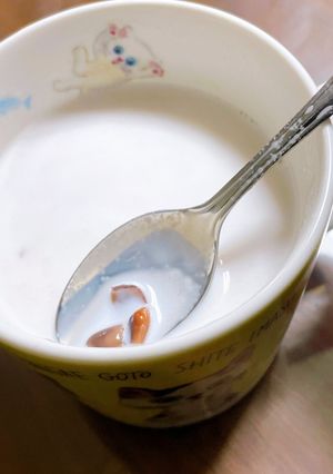 秋冬に!コメダの菫風 小豆のホットミルク-レシピのメイン写真