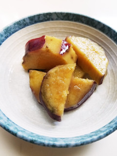 【レンジ調理】さつまいもの煮物-レシピのメイン写真