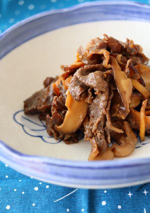 ご飯が進む♡牛肉と椎茸のしぐれ煮-レシピのメイン写真