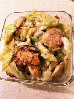 キャベツと鶏むねのシンプル炒め-レシピのメイン写真