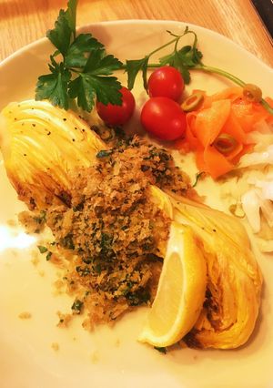 白菜ステーキの香草パン粉がけ-レシピのメイン写真
