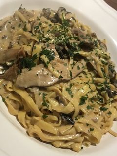 きのこのクリームパスタ-レシピのメイン写真