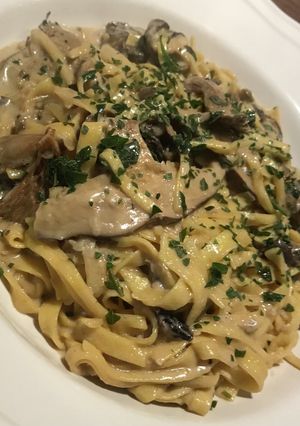 きのこのクリームパスタ-レシピのメイン写真