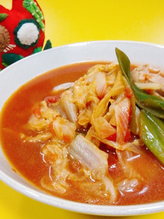 白菜と鶏肉のトマト煮-レシピのメイン写真