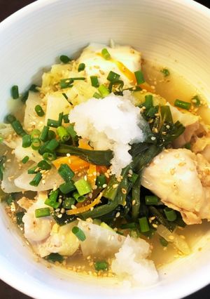 手羽元とキャベツの参鶏湯風味鍋-レシピのメイン写真