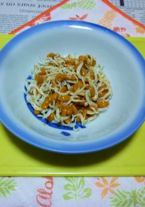 納豆しらすのシンプルなタパス-レシピのメイン写真