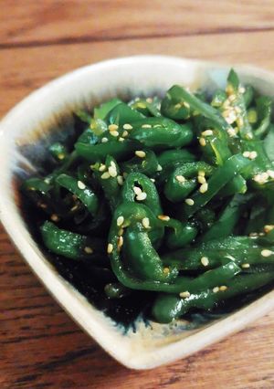 甘辛◎ピーマンのきんぴら◎お弁当おかず-レシピのメイン写真