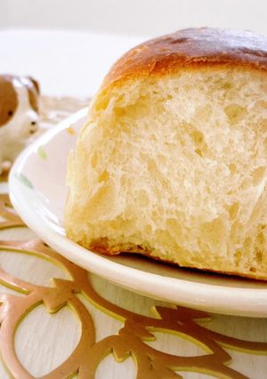 捏ねずに簡単♪ふわふわもっちり食パン♡-レシピのメイン写真
