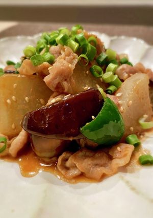 豚バラと大根の甜麺醤みそ絡め-レシピのメイン写真