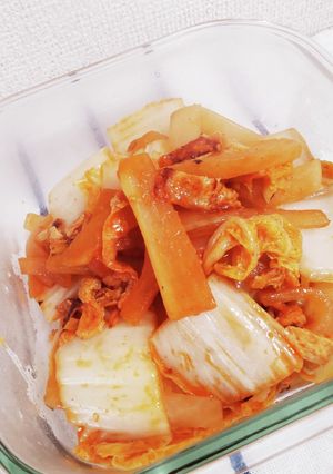 山ほど白菜と大根のコチュジャン炒め-レシピのメイン写真