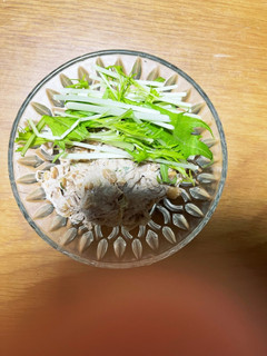 ひきわり納豆とさばのマスカルポーネサラダ-レシピのメイン写真