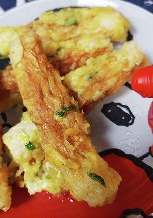 竹輪の豆苗揚げ-レシピのメイン写真