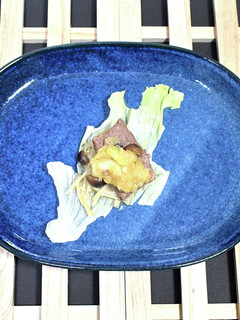 馬肉ときのこのバター炒め レタス巻き-レシピのメイン写真