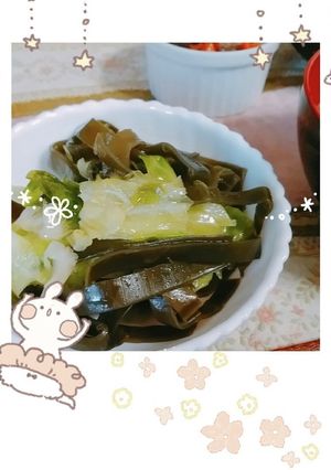 マクロビ☆キャベツと昆布のココナッツ炒め-レシピのメイン写真