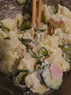 マヨだけ!さっと作るポテトサラダ-レシピのメイン写真