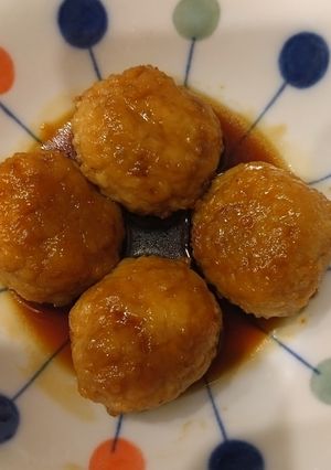 冷凍つくねの甘辛ダレ-レシピのメイン写真
