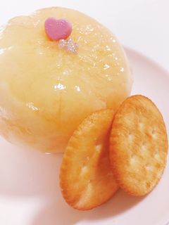 丸ごと桃のチーズケーキ-レシピのメイン写真