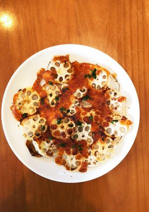 簡単おつまみ♪レンコンと長芋のチーズ焼き-レシピのメイン写真
