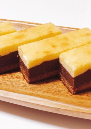 チーズケーキブラウニー大量生産-レシピのメイン写真