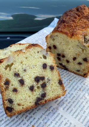 バナナチョコチップのパウンドケーキ♪-レシピのメイン写真