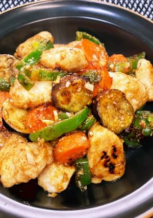 鶏肉と野菜のガーリックポン酢和え-レシピのメイン写真