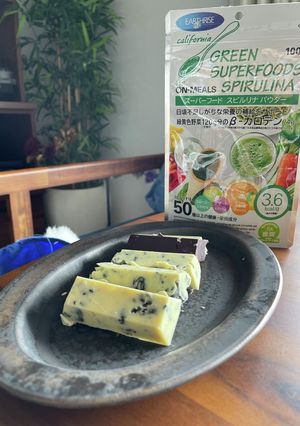 スピルリナ＆オートミールのチョコバー-レシピのメイン写真