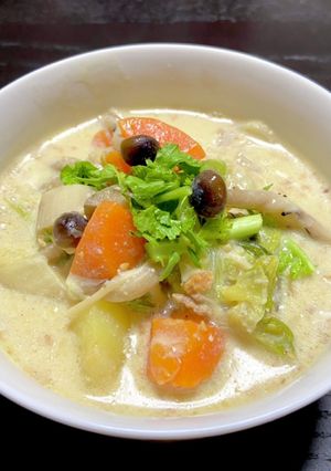 ほっこり美味しい根菜豆乳スープ-レシピのメイン写真
