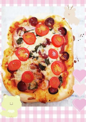 HBにおまかせ☆簡単☆米粉ピザ-レシピのメイン写真