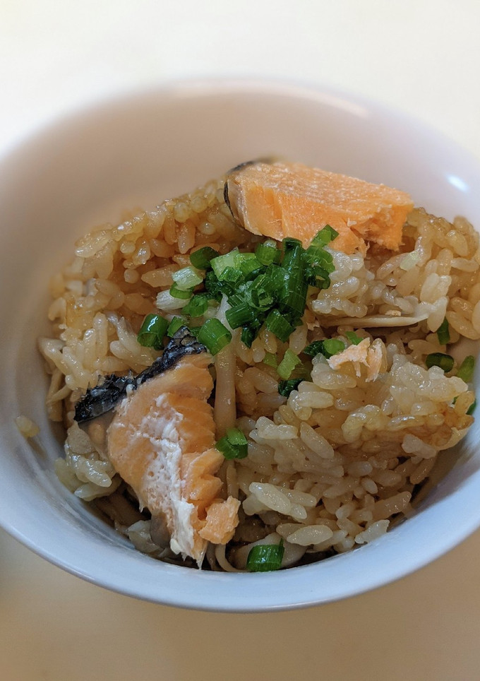 鮭の炊き込みご飯-レシピのメイン写真