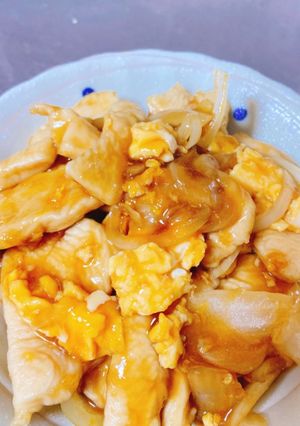 鶏胸肉の照り焼き卵-レシピのメイン写真