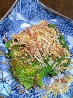 柚子胡椒でほうれん草のお浸し-レシピのメイン写真