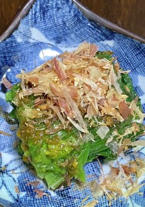 柚子胡椒でほうれん草のお浸し-レシピのメイン写真