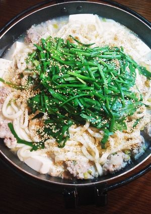 簡単☆肉団子のうどん鍋-レシピのメイン写真