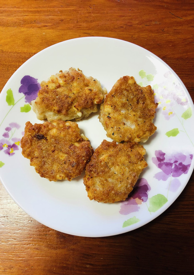 長芋と挽肉のお焼き-レシピのメイン写真